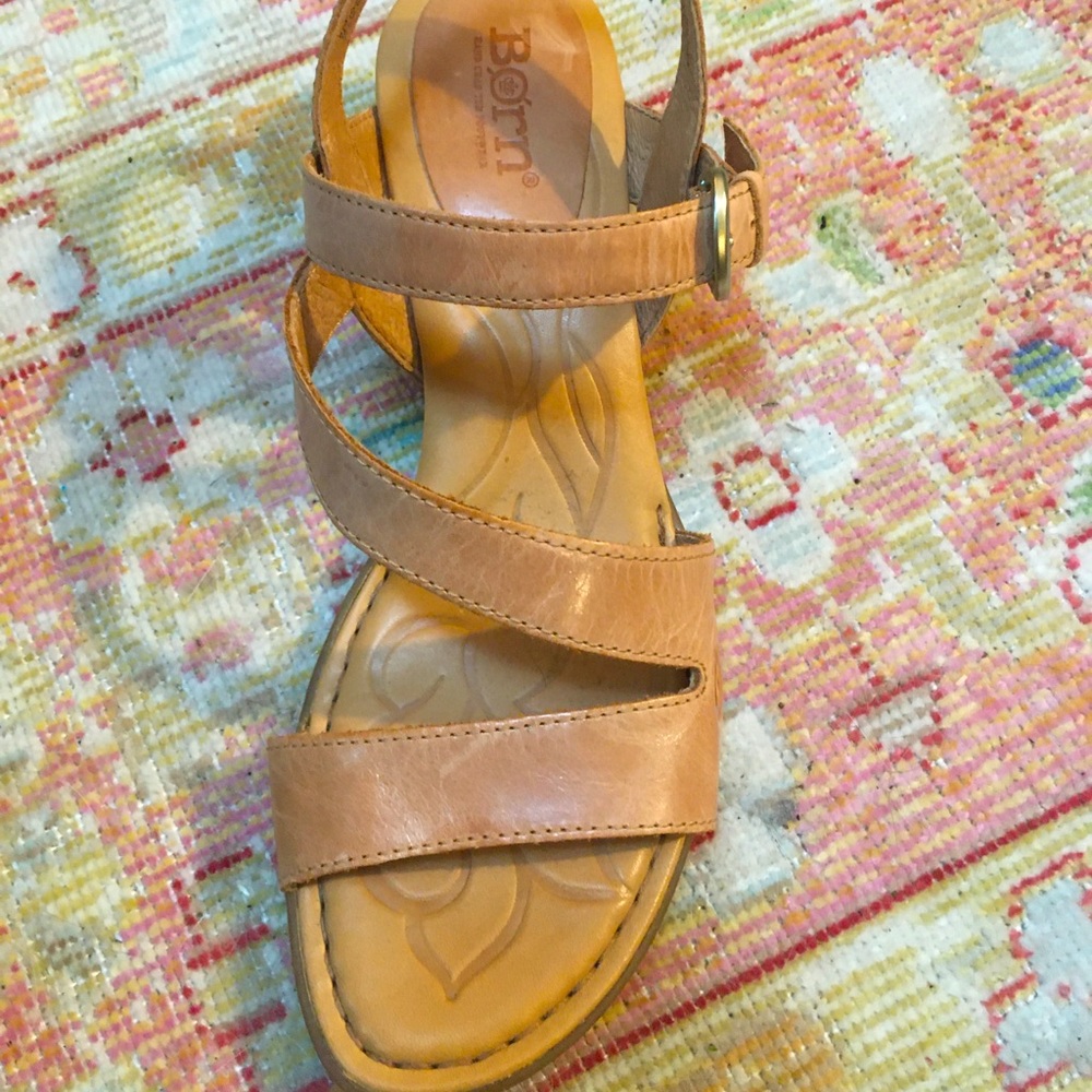 Born leather sandals.